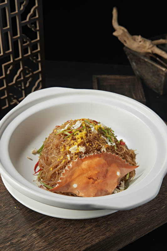 砂鍋梭子蟹水晶粉絲煲