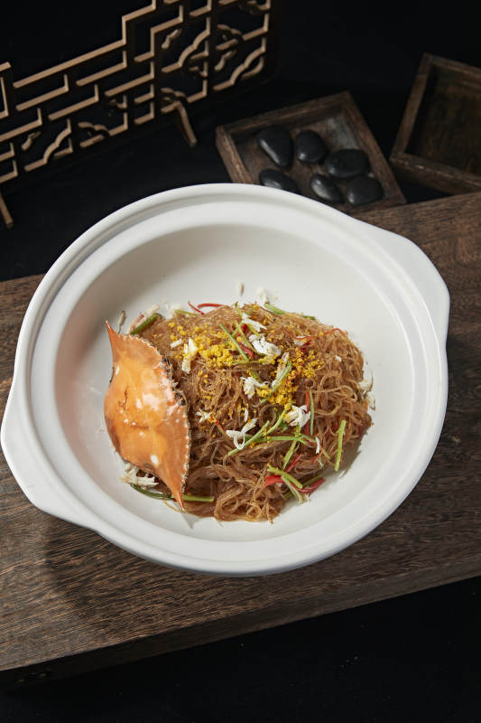 砂鍋梭子蟹水晶粉絲煲