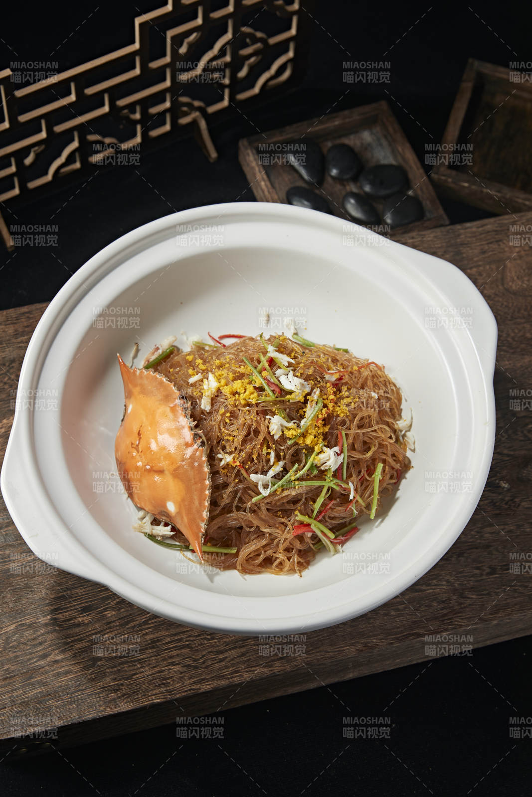 砂鍋梭子蟹水晶粉絲煲