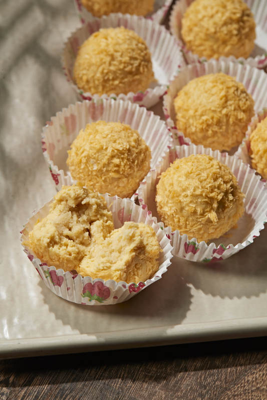 拖面香炸牛肉球