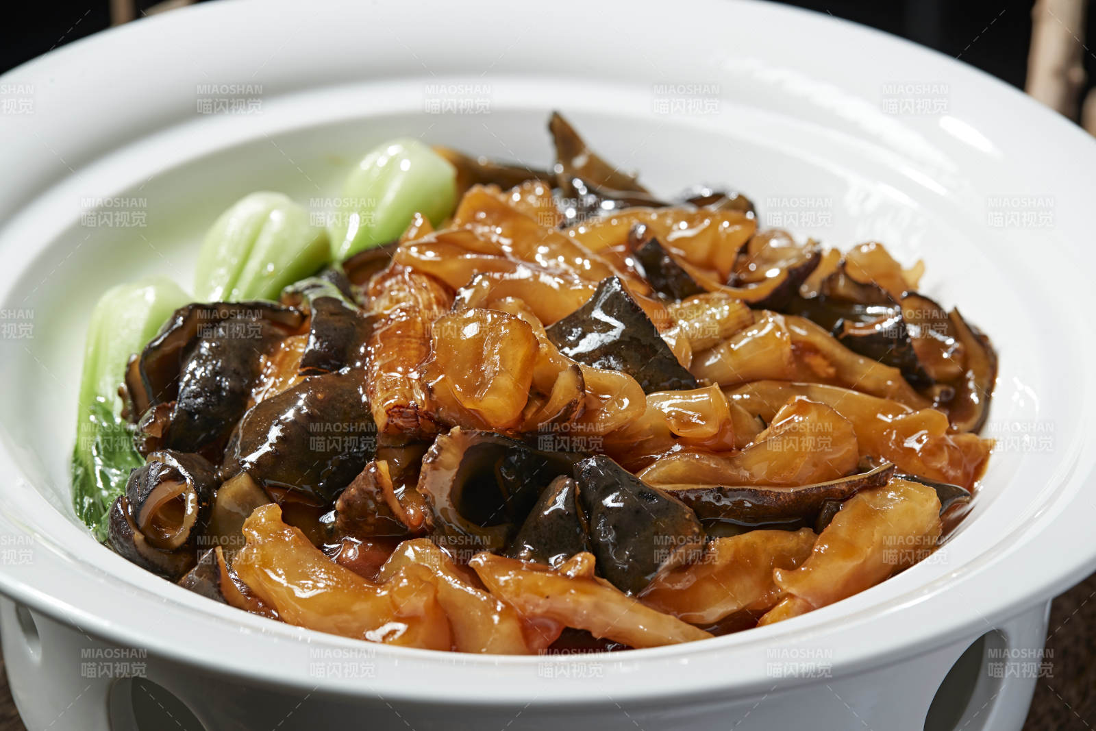 蔥燒蹄筋海參皮