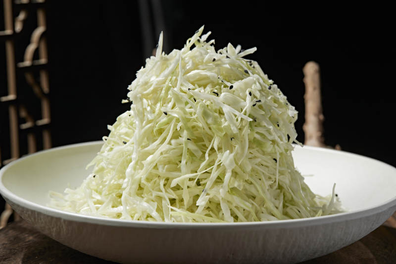 芥辣凉拌爽口包菜丝