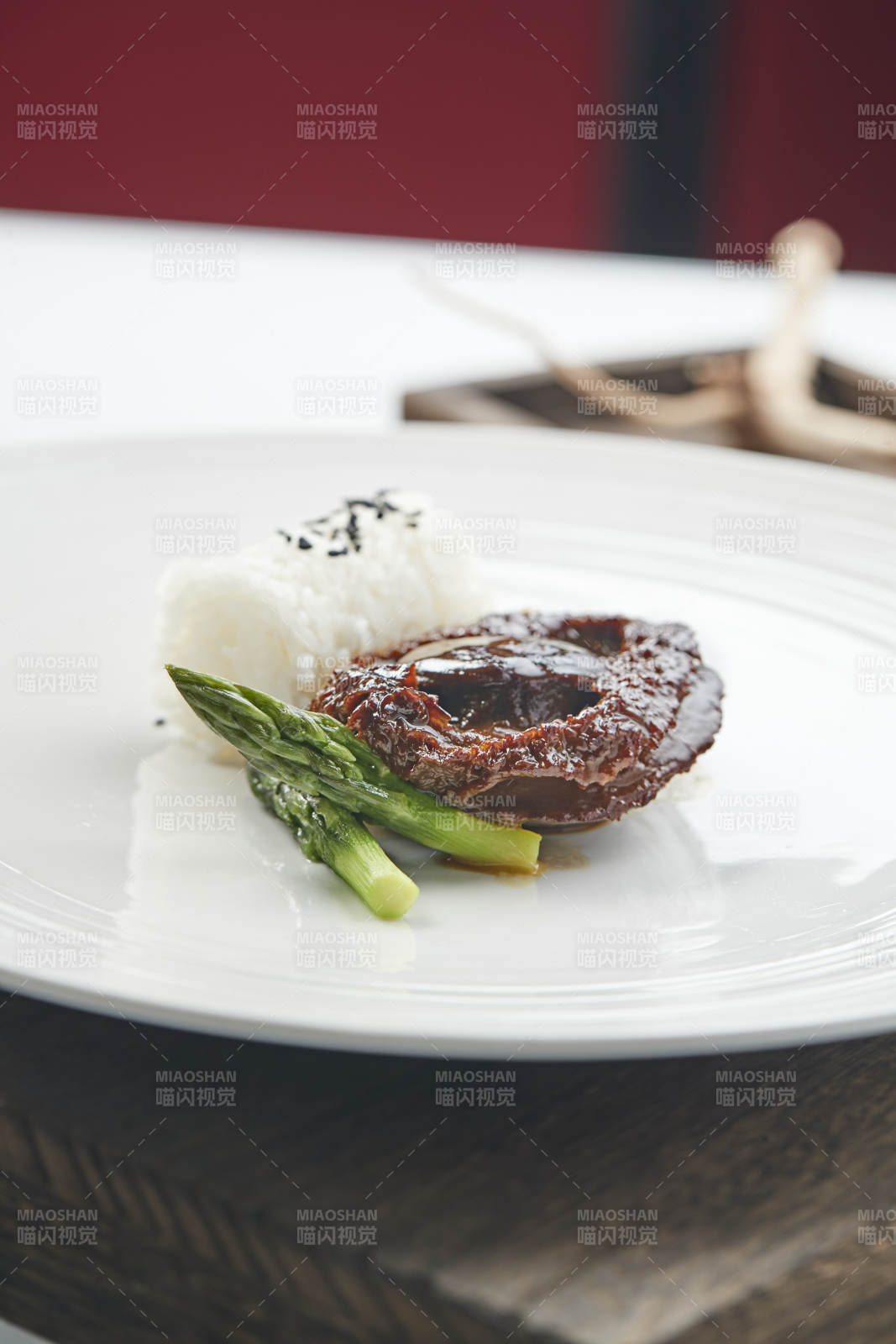 南非干鲍鲍汁捞饭