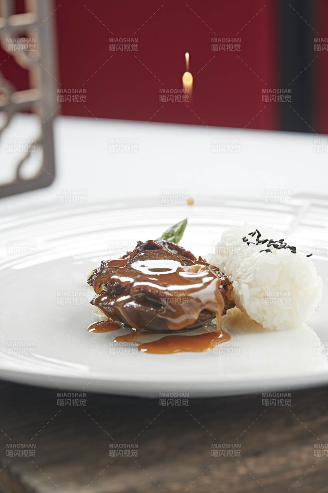 南非干鲍鲍汁捞饭