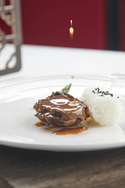 南非干鲍鲍汁捞饭