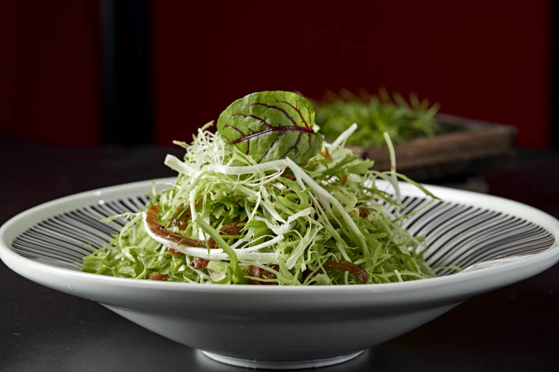 豆豉鲮鱼拌苦菊