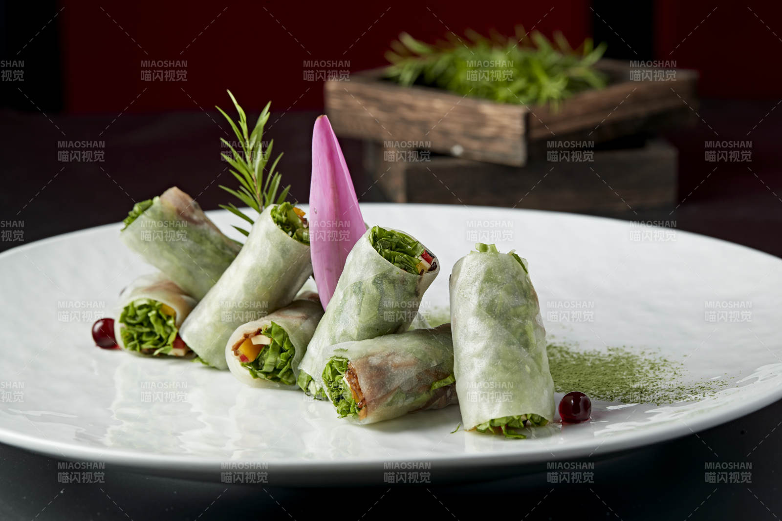 鲮鱼丝苦菊卷肠粉