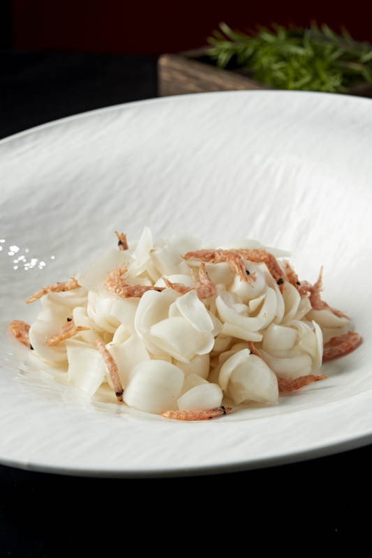 櫻花蝦干拌百合