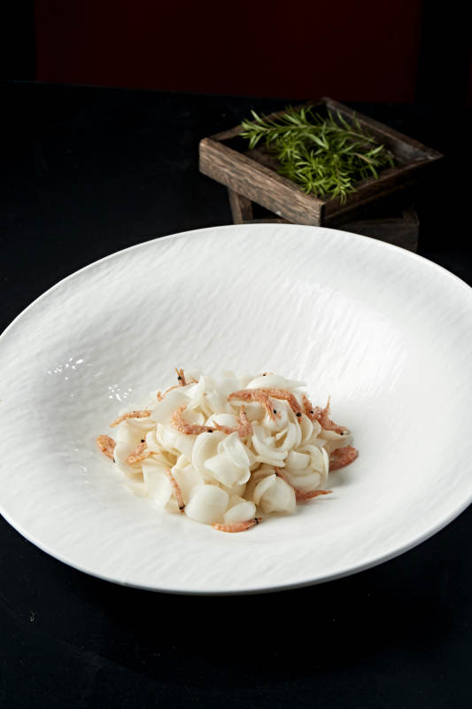 櫻花蝦干拌百合