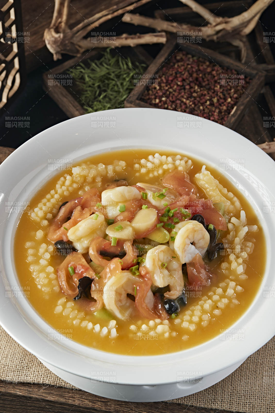 海鮮濃湯燴三寶