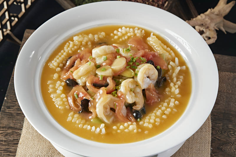 海鲜浓汤烩三宝