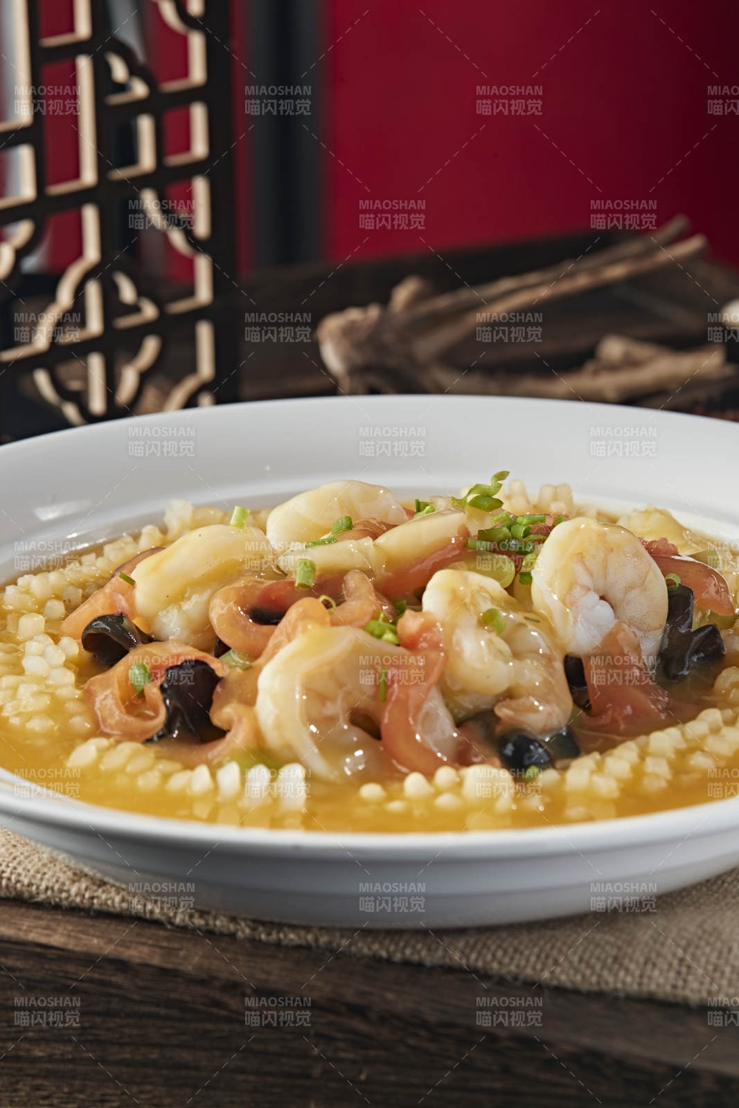 海鲜浓汤烩三宝