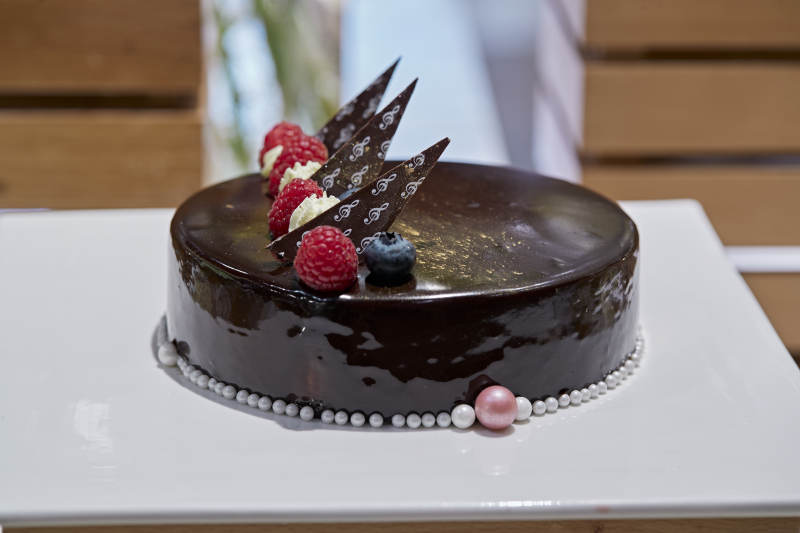 高檔星級酒店自助餐的甜品蛋糕