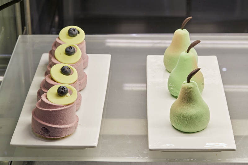 高檔星級酒店自助餐的甜品蛋糕