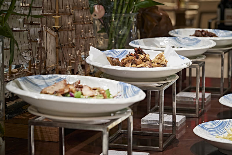 高檔星級酒店自助餐的中餐菜品