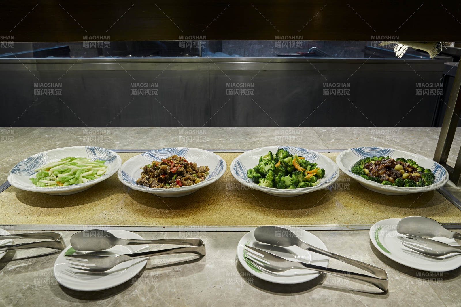 高档星级酒店自助餐的中餐菜品