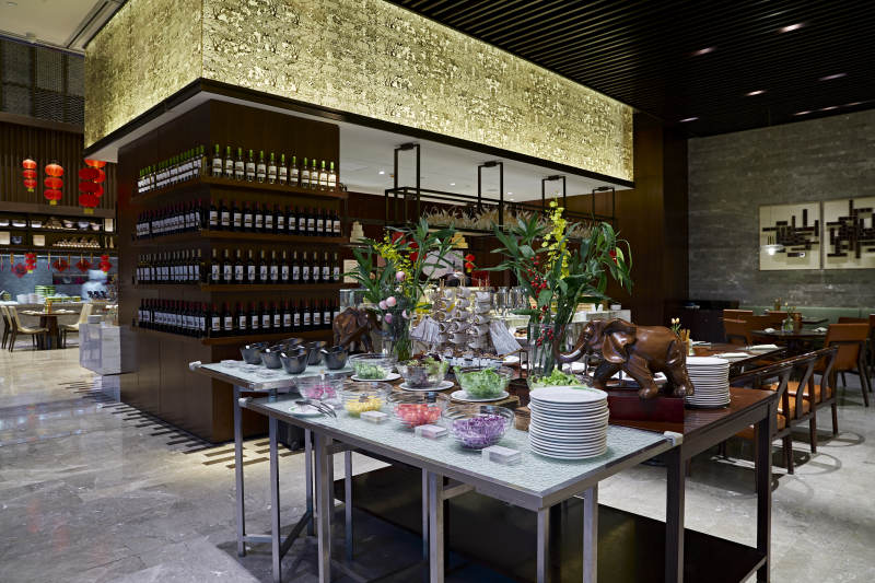 高档星级酒店自助餐环境