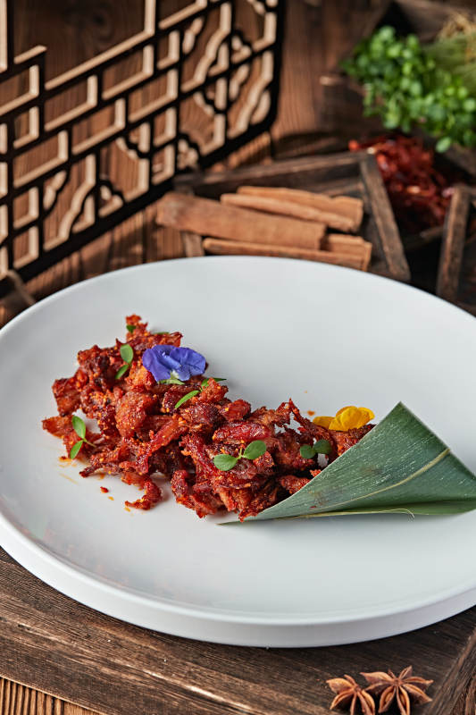 椒麻香辣火边子牛肉