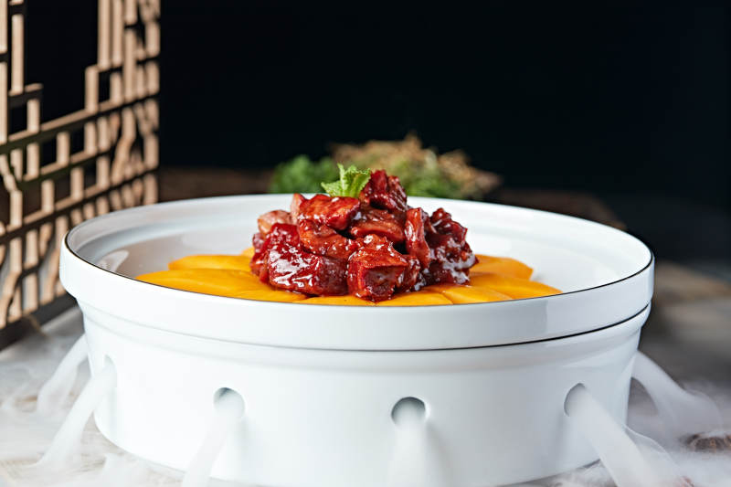 美味芒果红烧肉