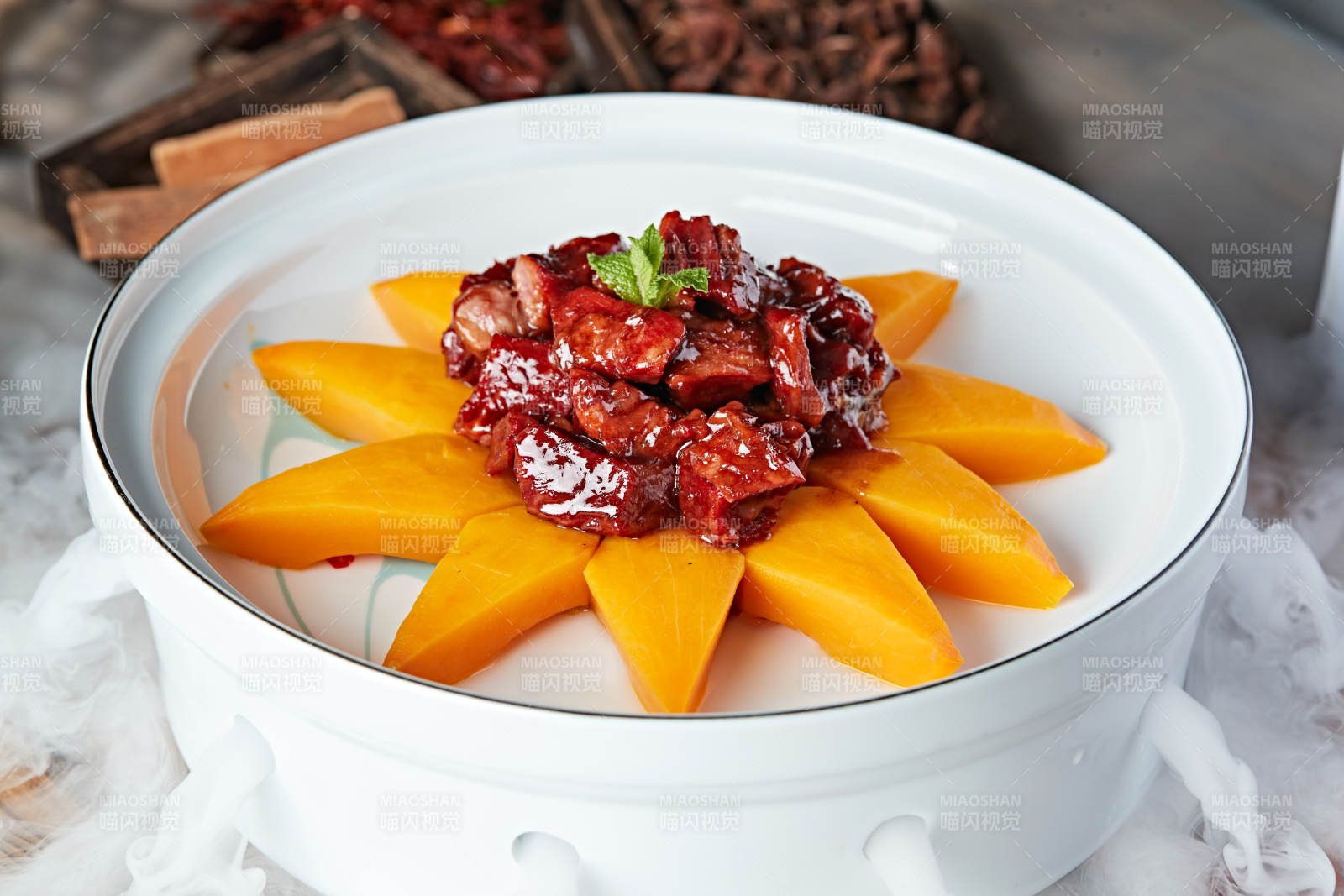 美味芒果紅燒肉