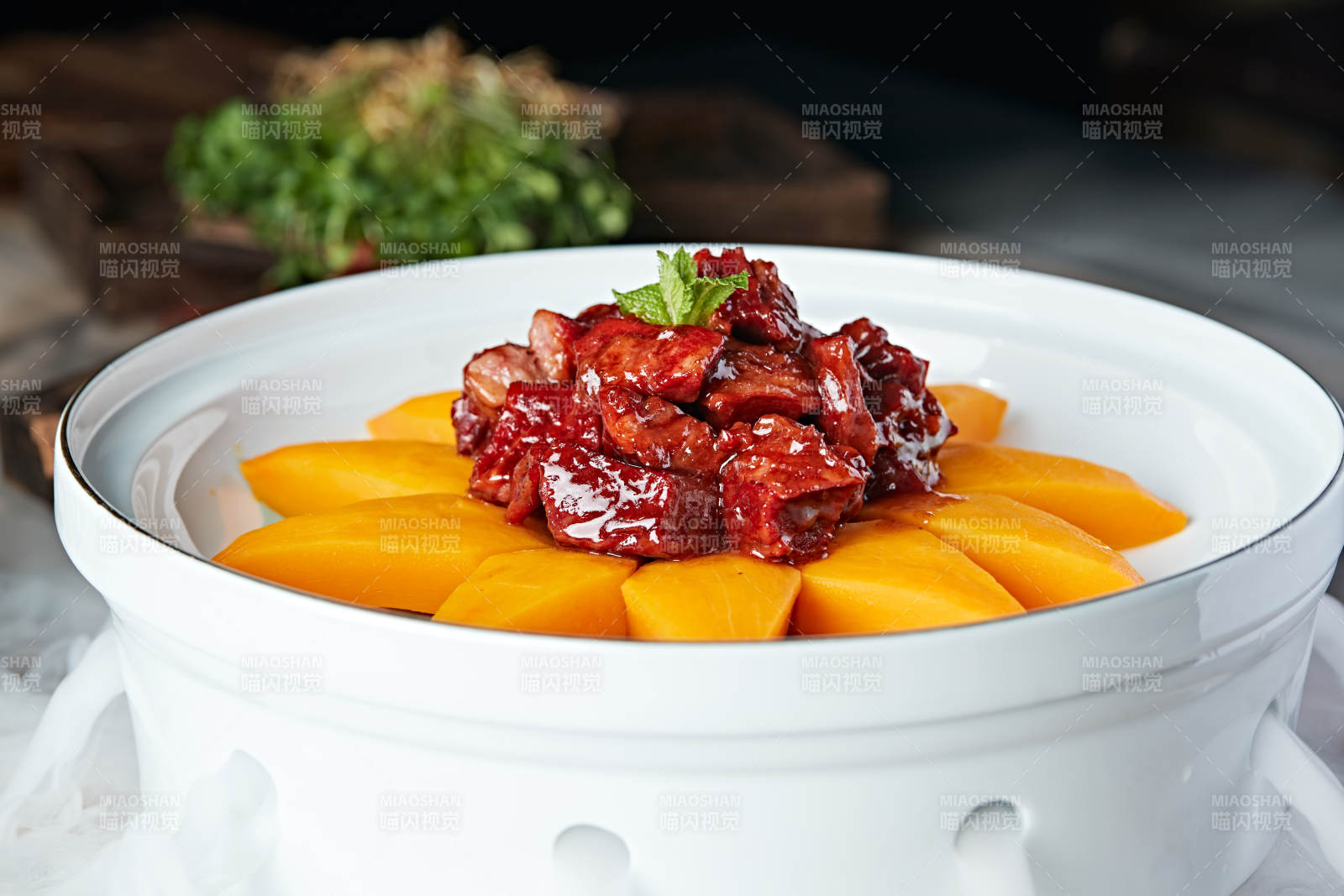 美味芒果紅燒肉