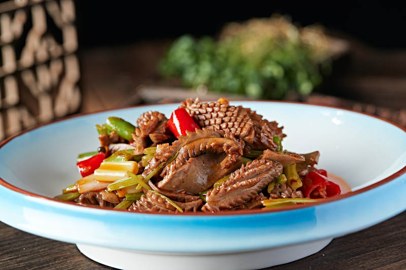 红油爆炒红油腰花