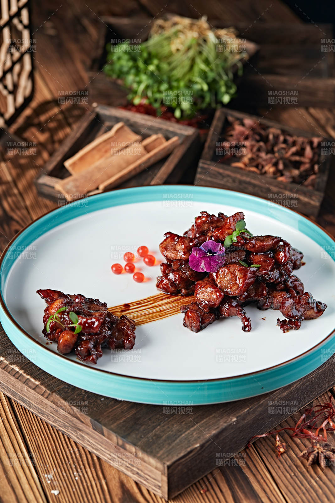 糖醋雪花肥牛粒