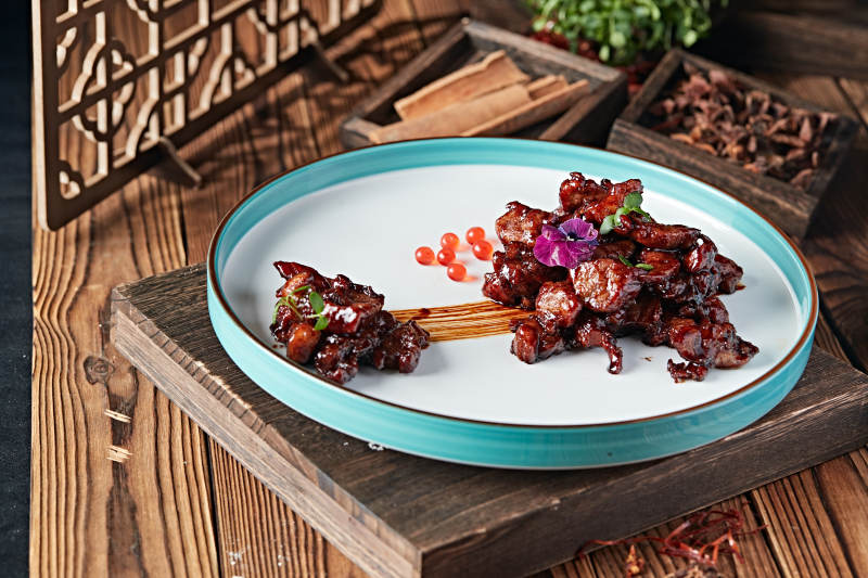 糖醋雪花肥牛粒