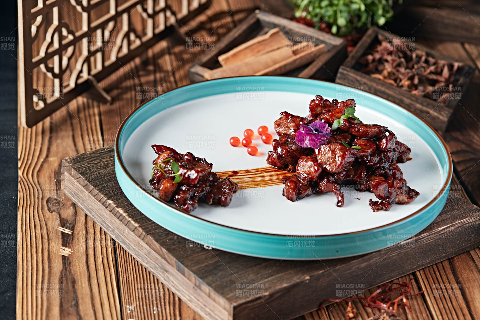 糖醋雪花肥牛粒