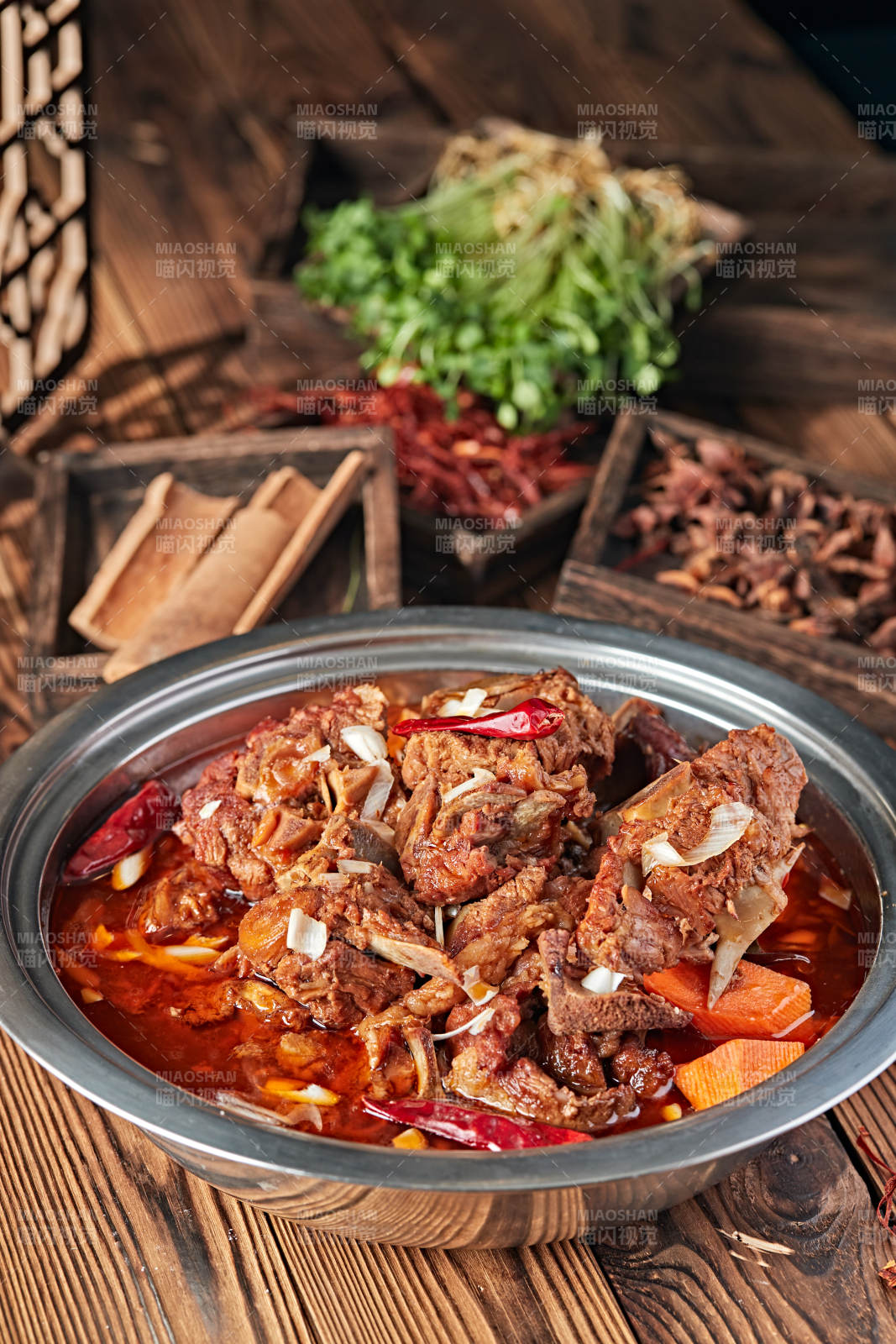 紅燜香辣羊脊骨羊蝎子