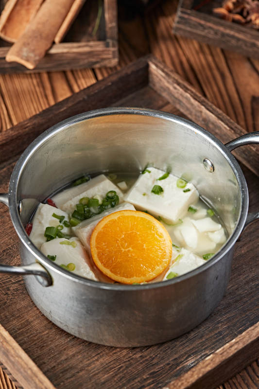 各种美味自助火锅汤底