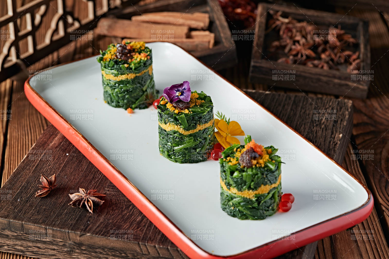 蛋黄黍米荠菜墩