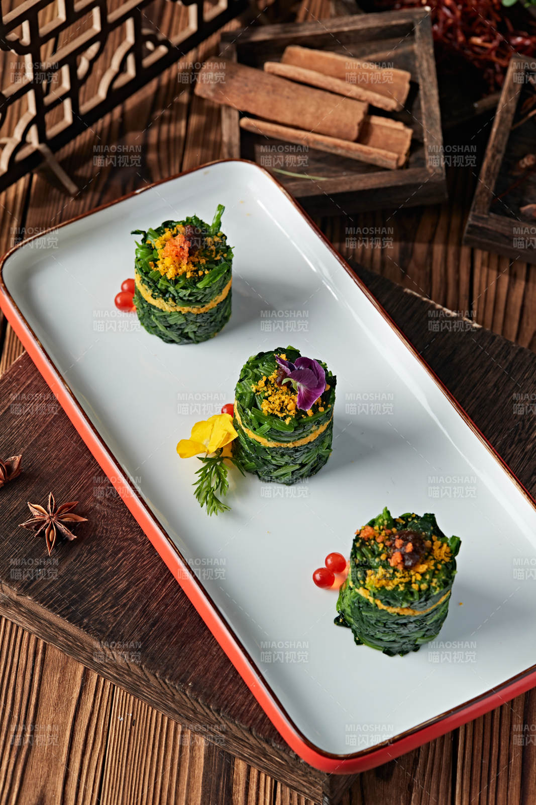 蛋黄黍米荠菜墩