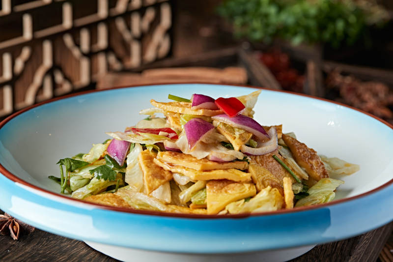 時蔬涼拌粉饹馇