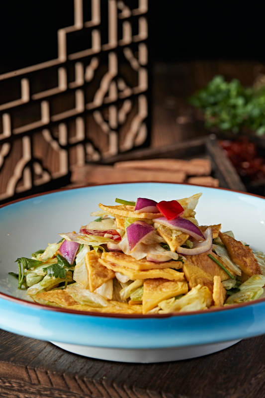 時蔬涼拌粉饹馇