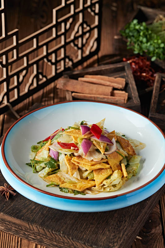 時蔬涼拌粉饹馇