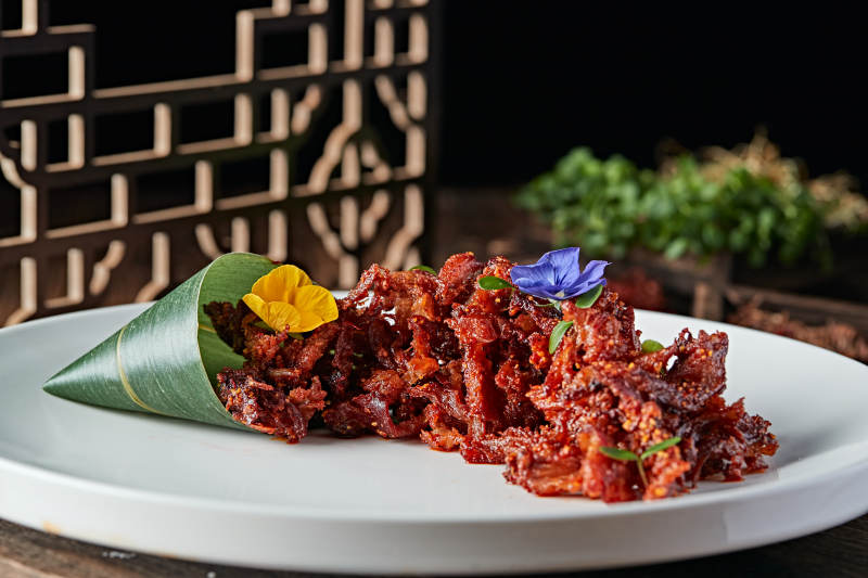 椒麻香辣火边子牛肉