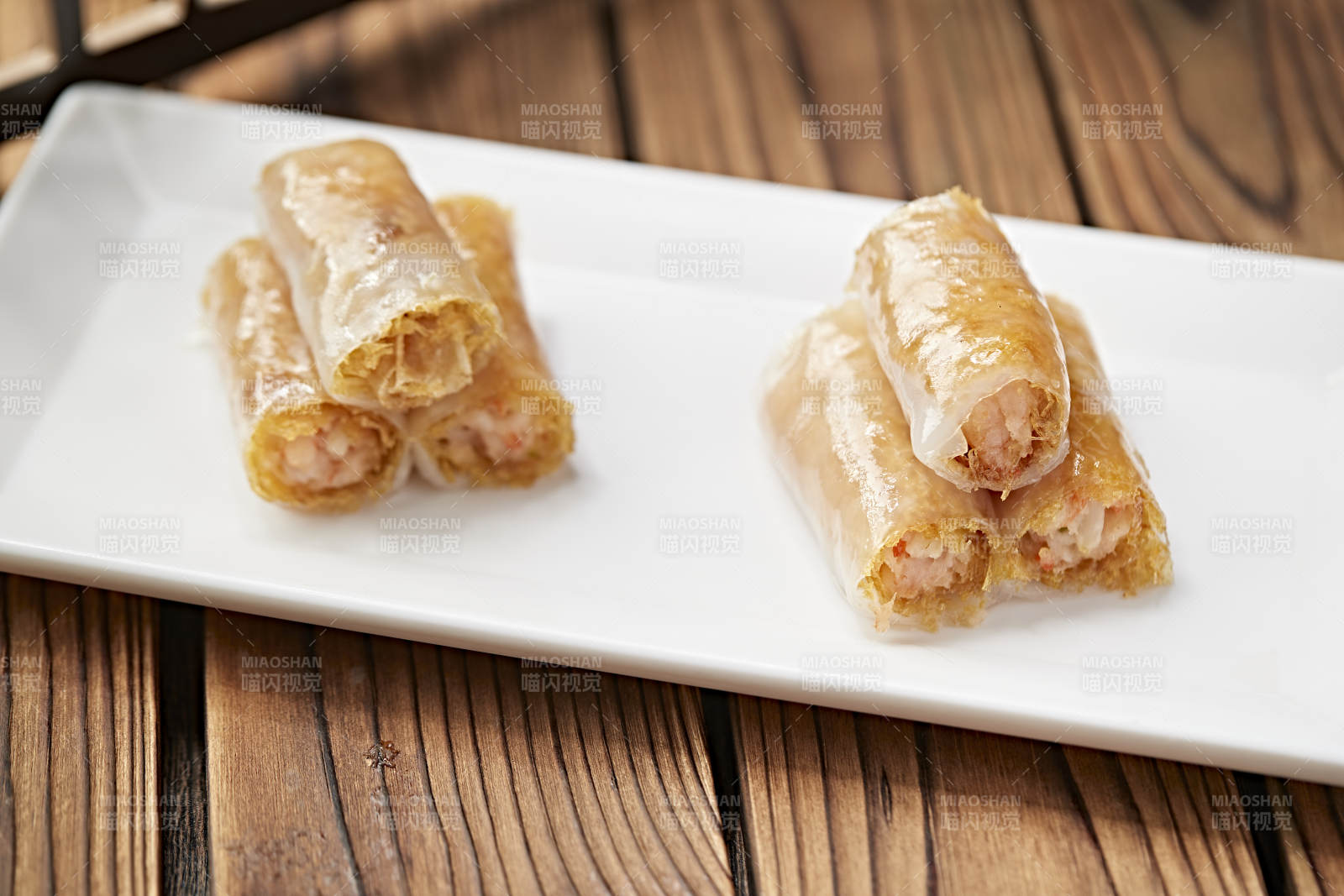 港式茶餐脆皮虾仁肠粉