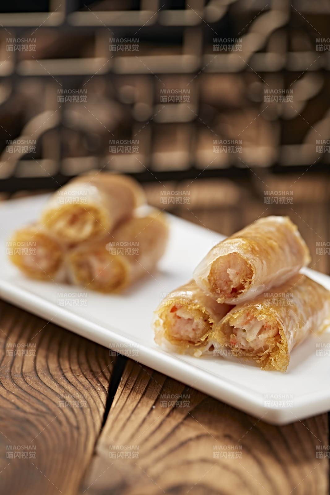 港式茶餐脆皮虾仁肠粉