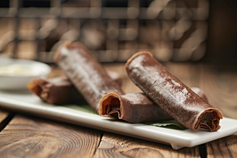 港式茶餐虾肉脆皮春卷