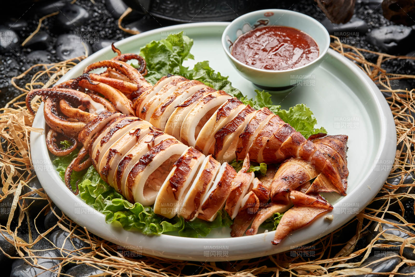 醬爆深海大魷魚配蘸醬