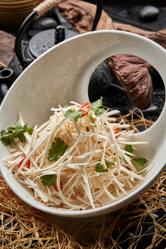 凉拌马牙山药丝