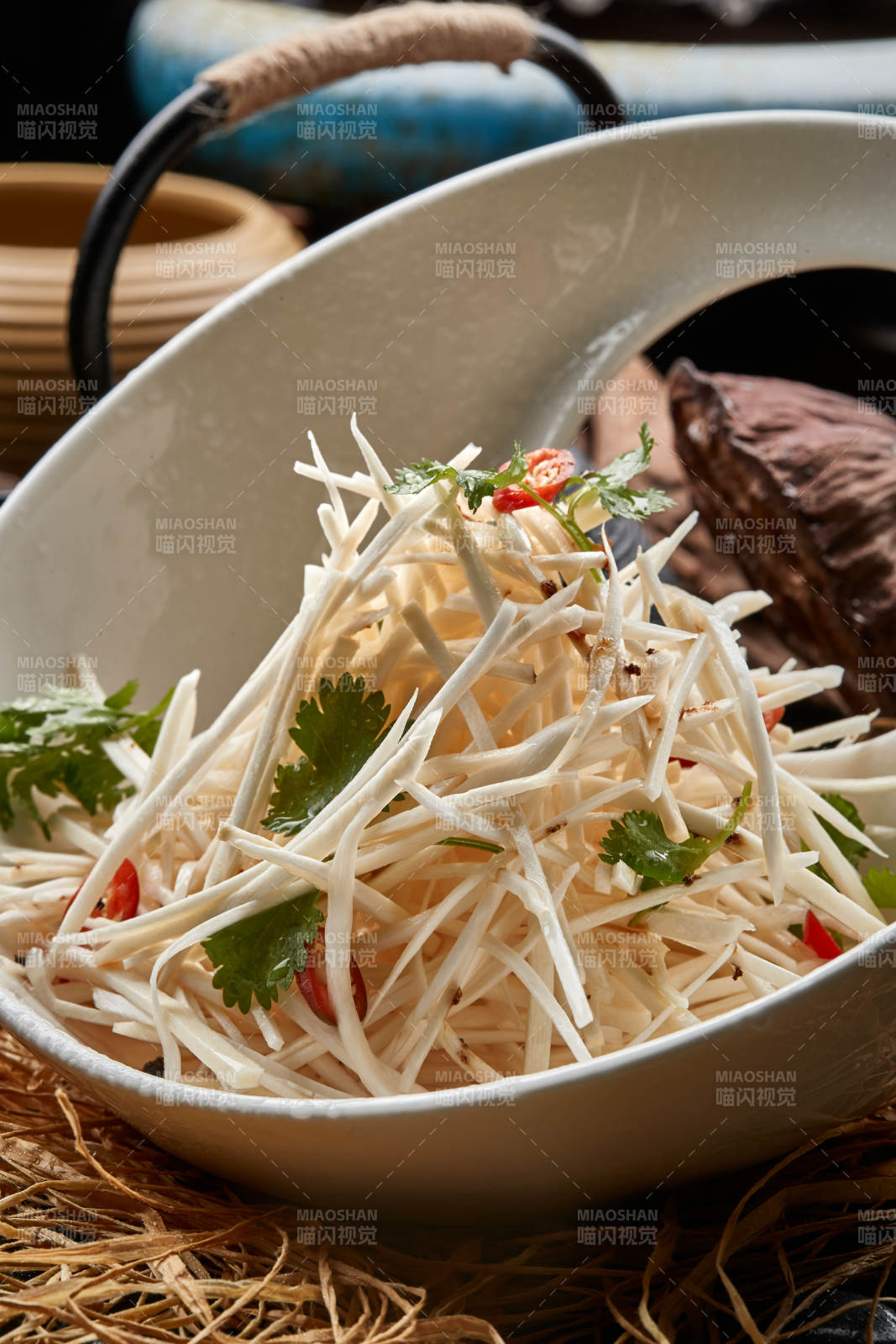 凉拌马牙山药丝