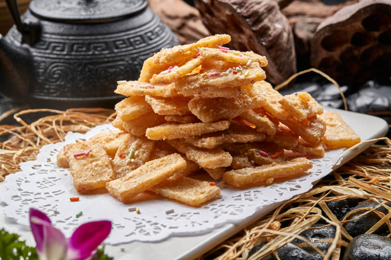 咸蛋黃焗杏鮑菇片