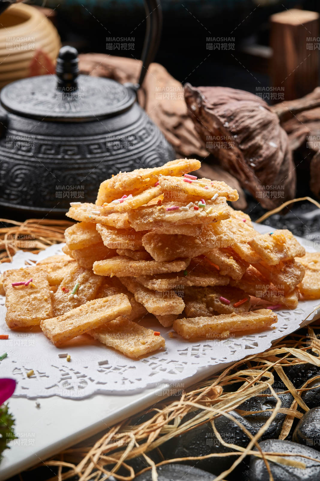 咸蛋黃焗杏鮑菇片