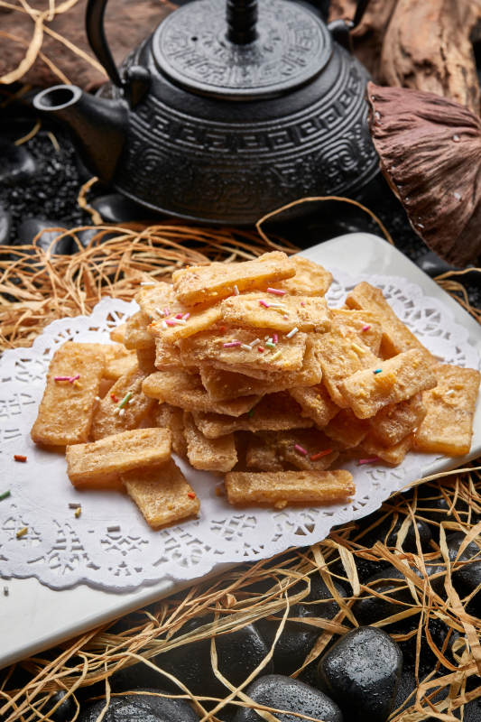 咸蛋黃焗杏鮑菇片