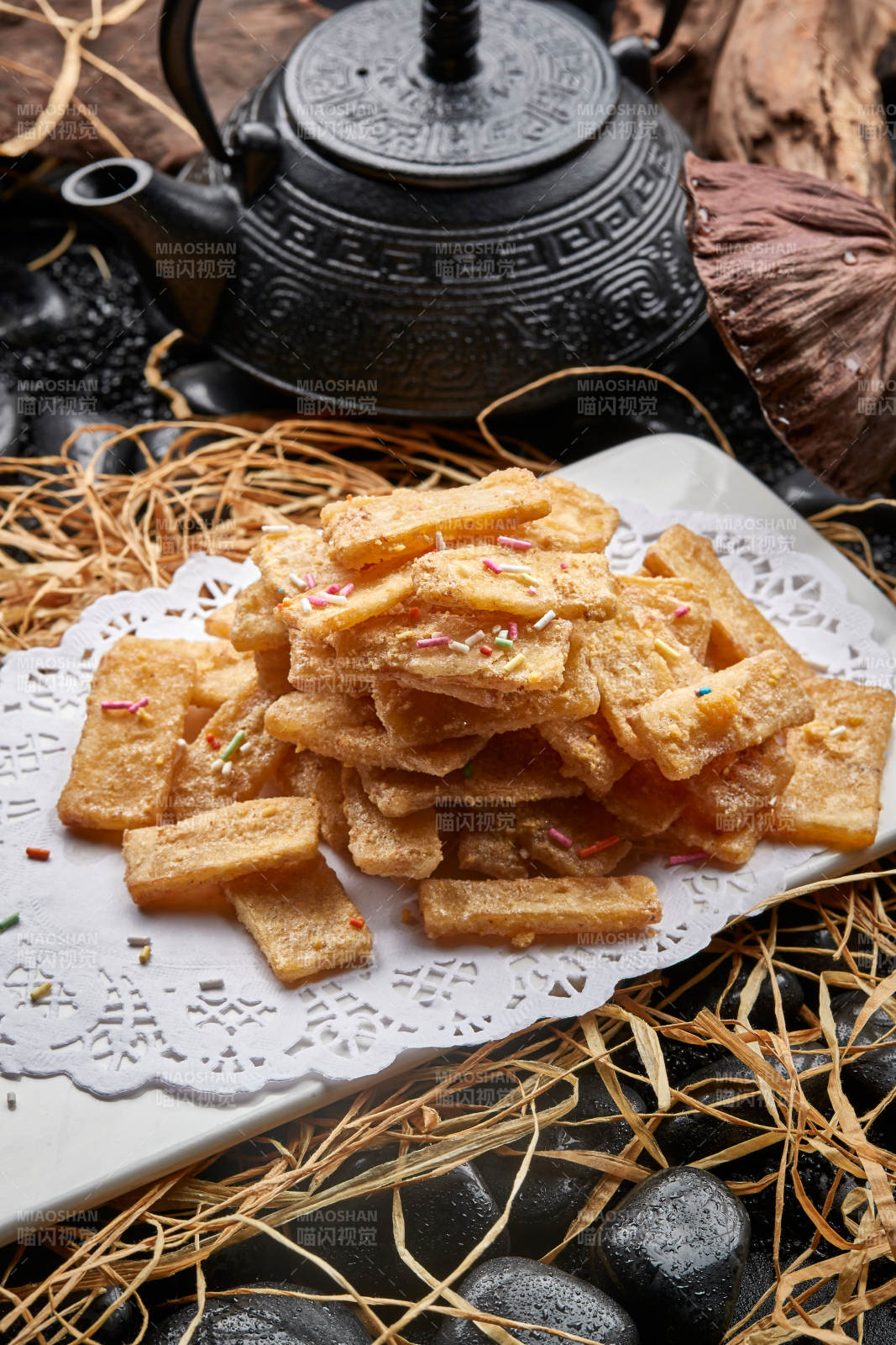 咸蛋黄焗杏鲍菇片