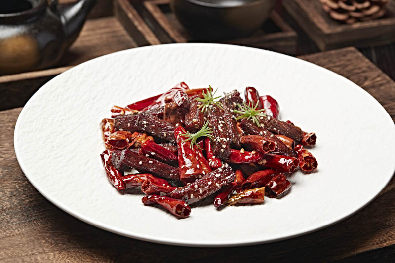 辣炒內蒙古風干牛肉干