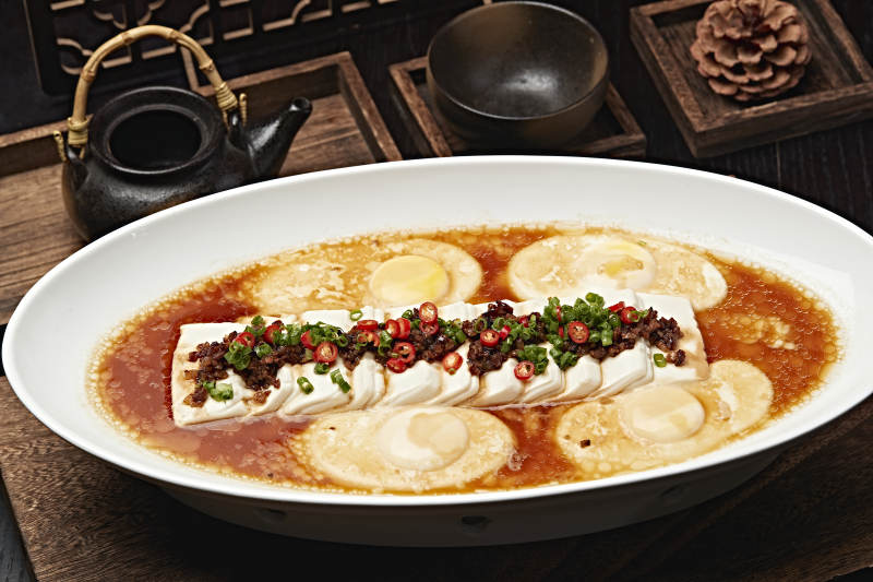 和牛碎內(nèi)酯豆腐蒸水蛋