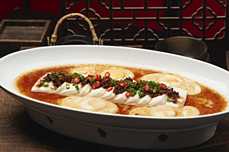 和牛碎內(nèi)酯豆腐蒸水蛋